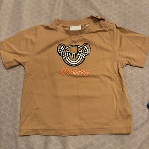 Burberry Tan Graphic Bear Short-Sleeve Tee kids